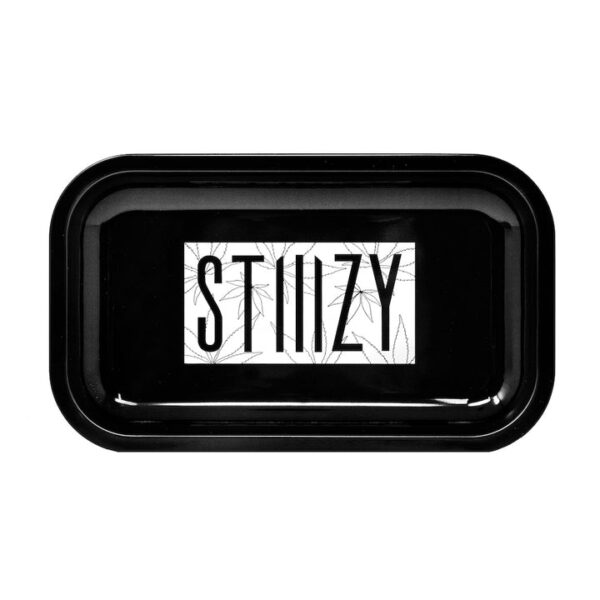 STIIIZY Black Rolling Tray | Sleek, Durable, and Essential