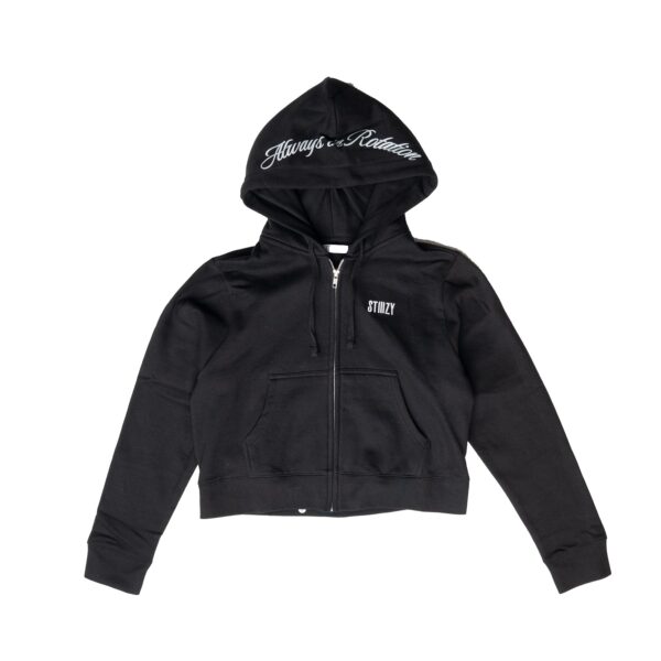 STIIIZY Women’s Cropped Hoodie – Black