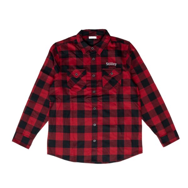 STIIIZY Plaid Flannel – Red
