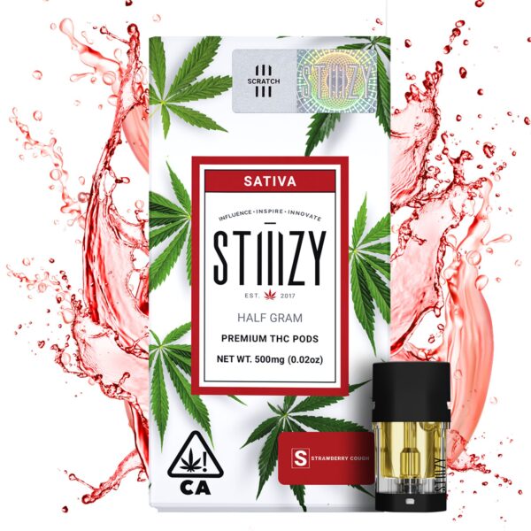 Strawberry Cough | 0.5 Gram – STIIIZY Premium THC Vape Pod