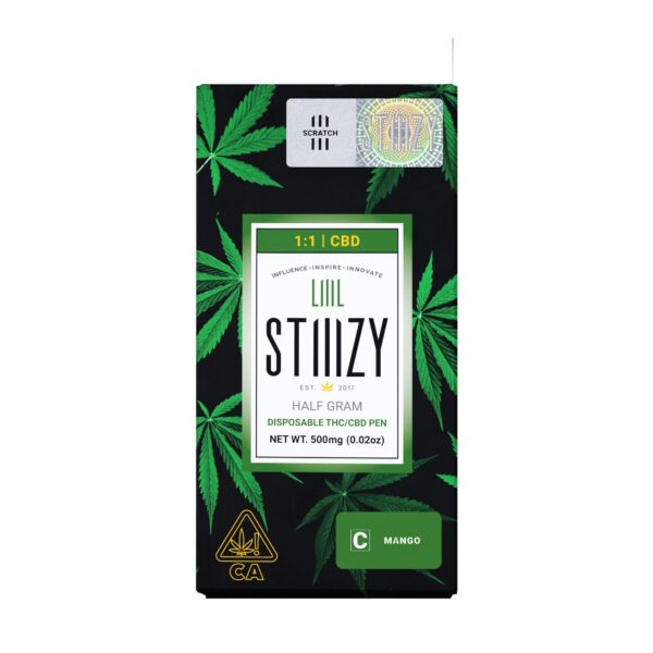 1:1 Mango | 0.5 Grams – STIIIZY Premium THC:CBD Vape Pod